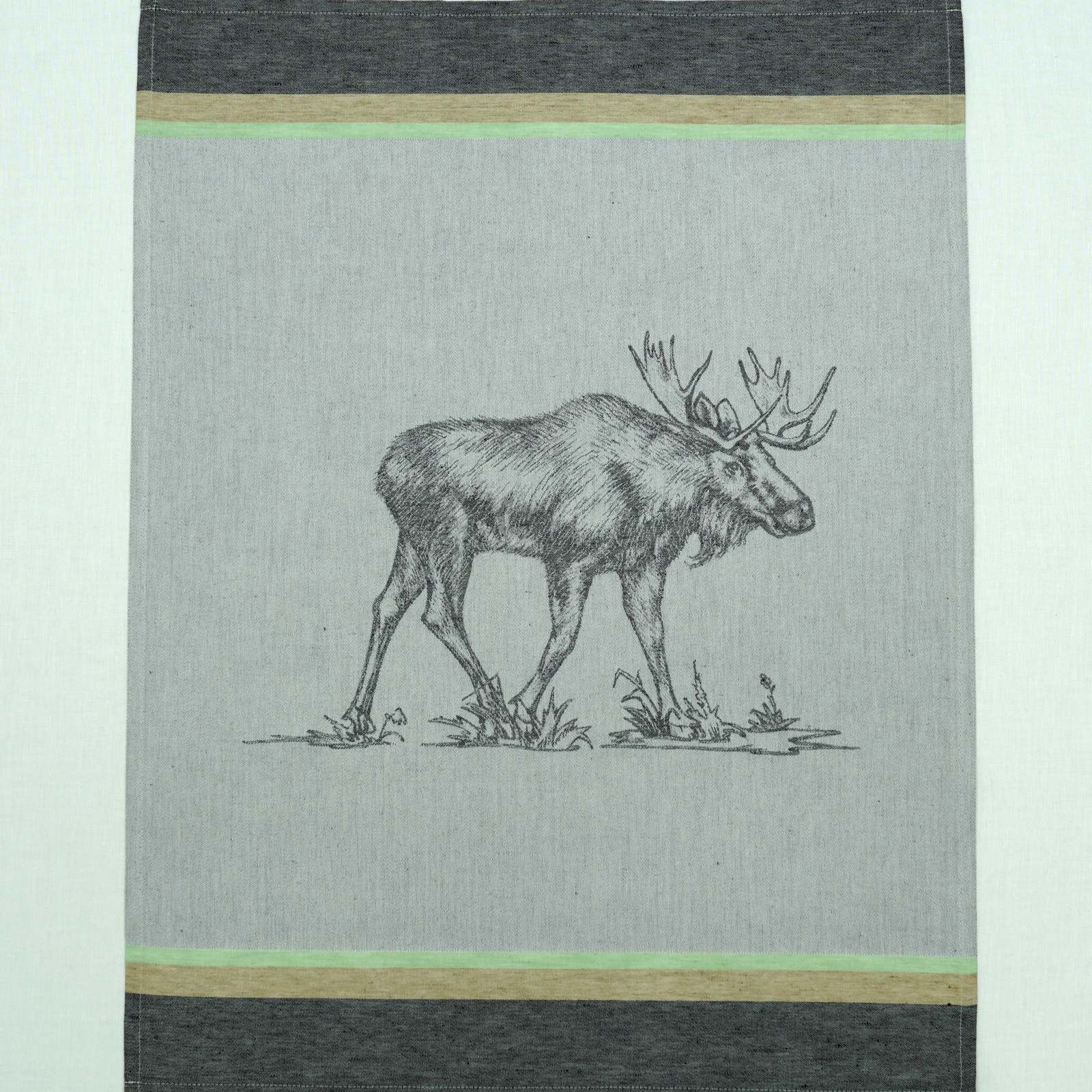 Geschirrtuch/Küchentuch mit Elch-Motiv
