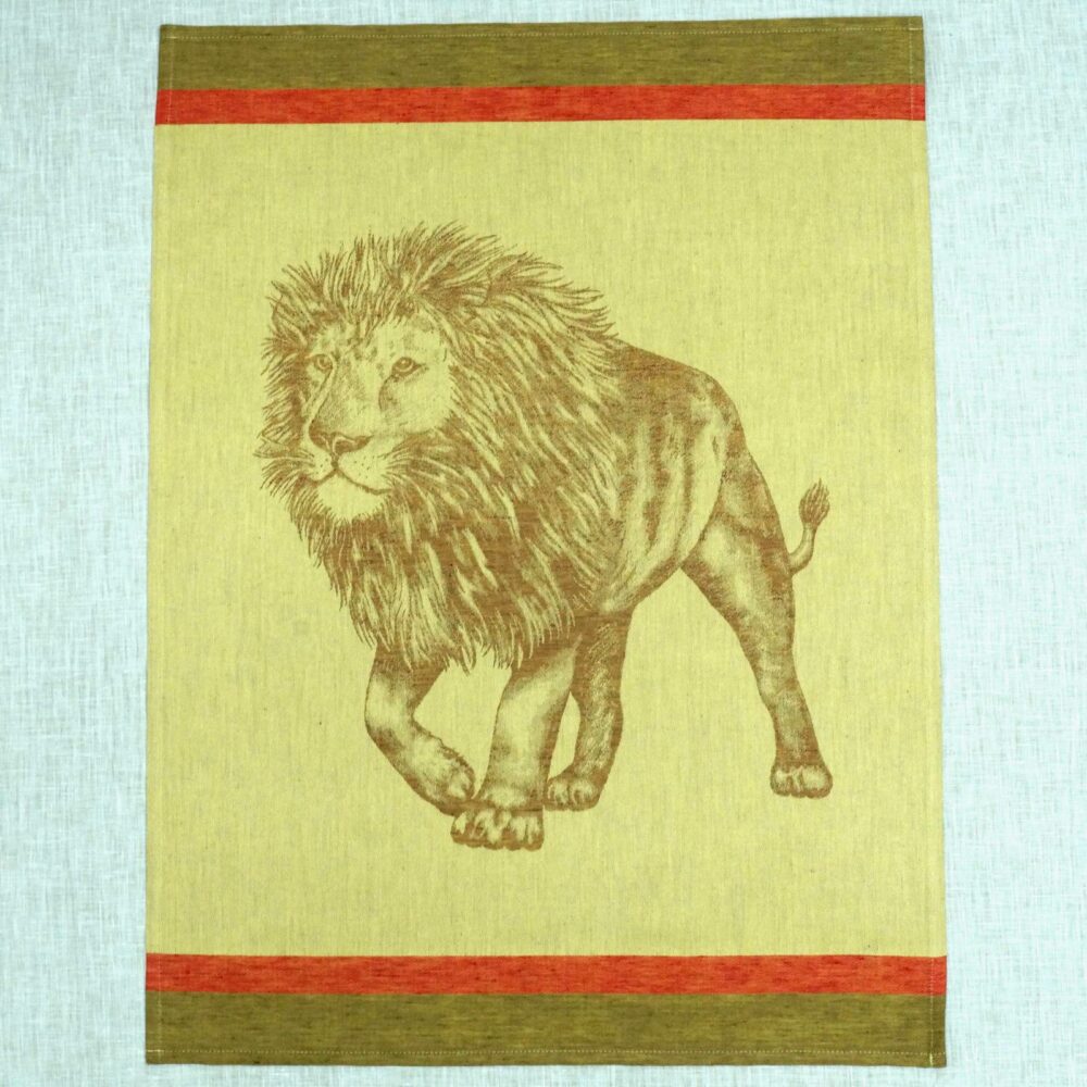 Geschirrtuch Löwe