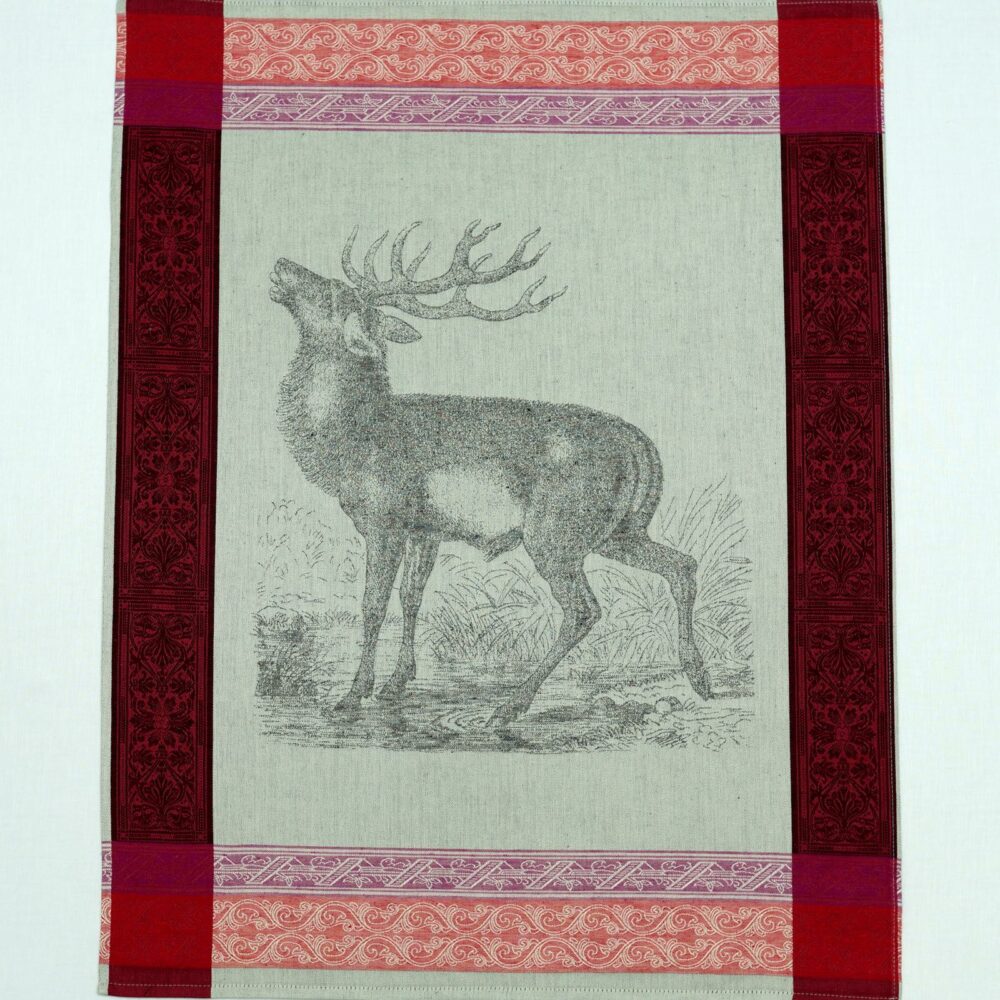 Geschirrtuch Platzhirsch (60 x 80cm)