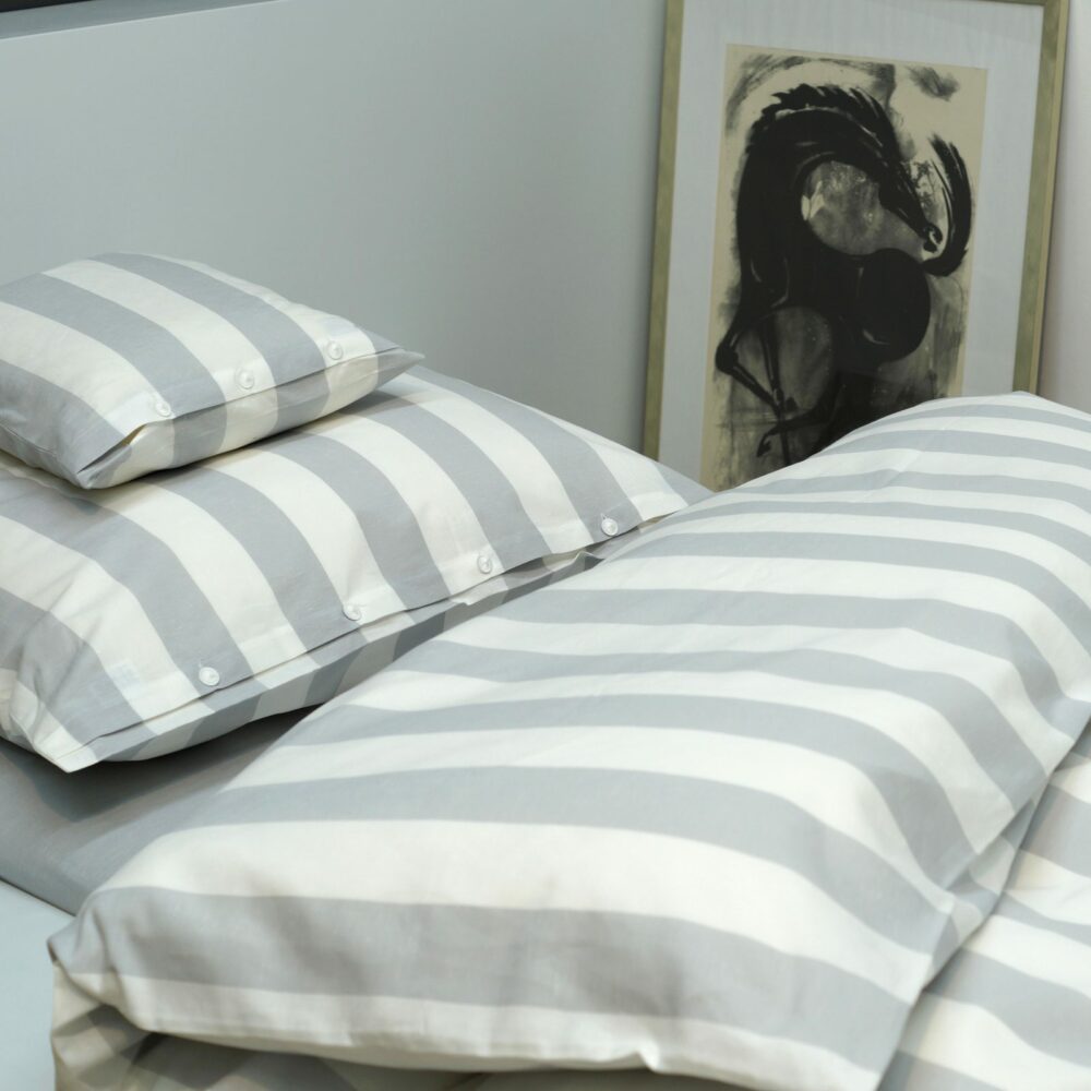 Traumflachs Largo in weiß/platin