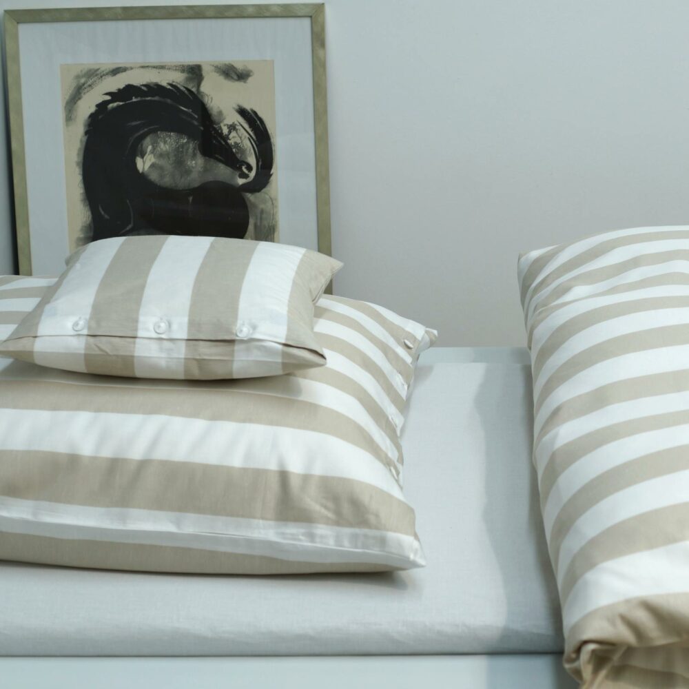 Traumflachs Largo in weiß/flachs